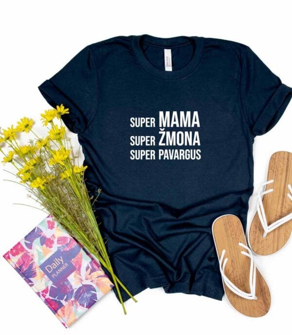 Marškinėliai super mama - Image 3