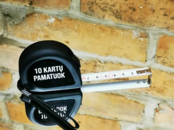 Matavimo ruletė "10 kartų pamatuok"