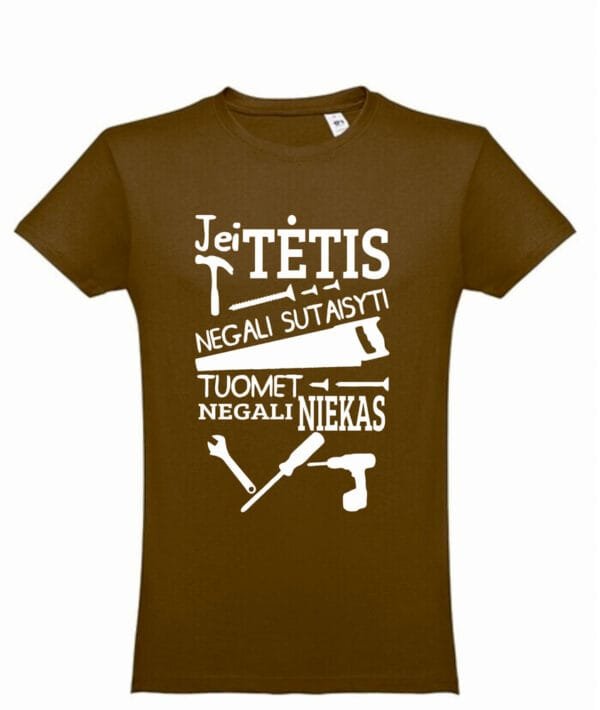 Marškinėliai „Jeigu tėtis negali“ - Image 4