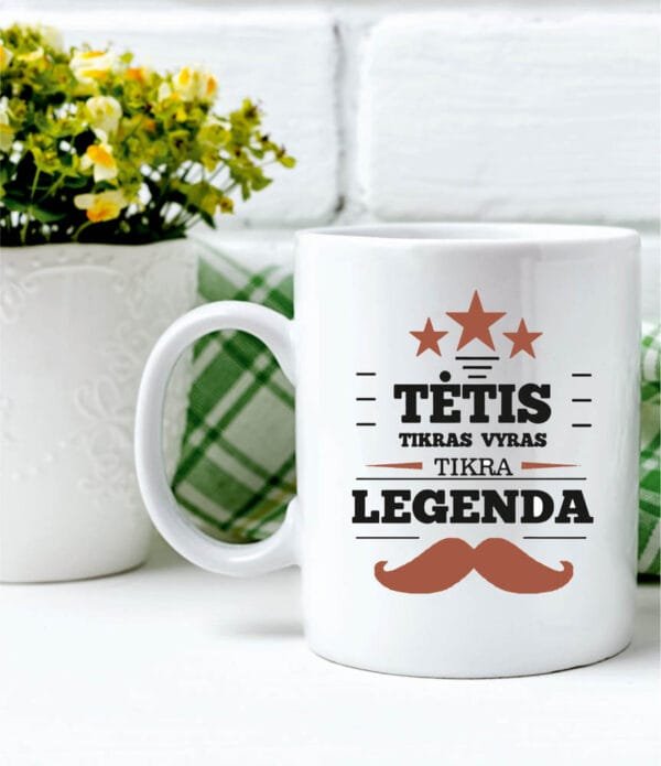 Puodelis "Tėtis legenda"