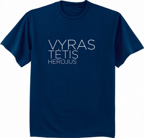 Marškinėliai vyras tėtis herojus - Image 3
