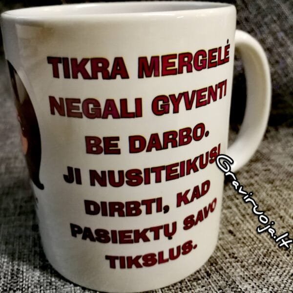 Puodelis "Mergelė" - Image 2