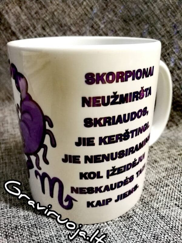 Puodelis "Skorpionas"