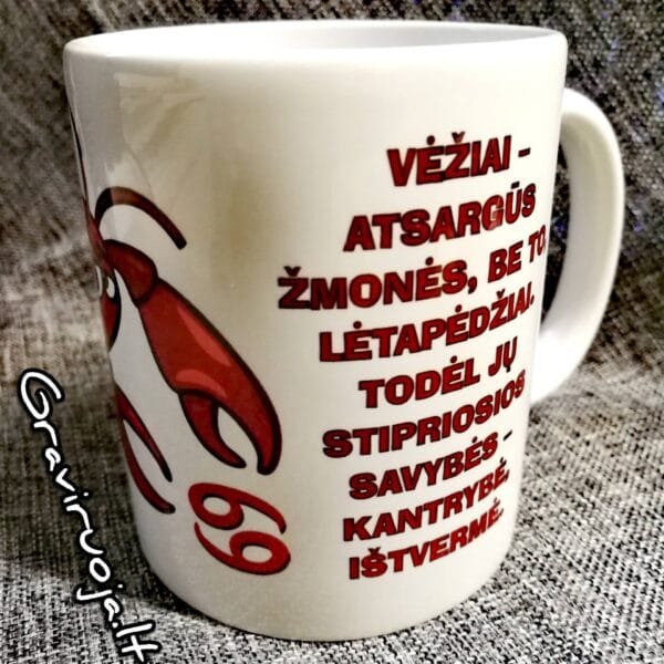Puodelis "Vėžys"