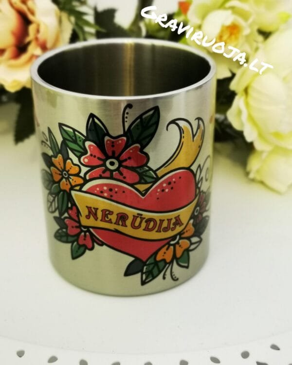 Termo puodelis "Tikra meilė nerūdija"