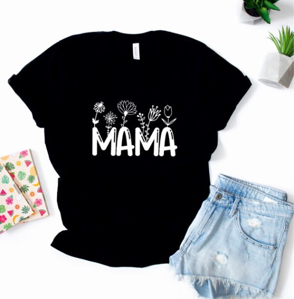 Marškinėliai moteriški Mama pavasaris - Image 4